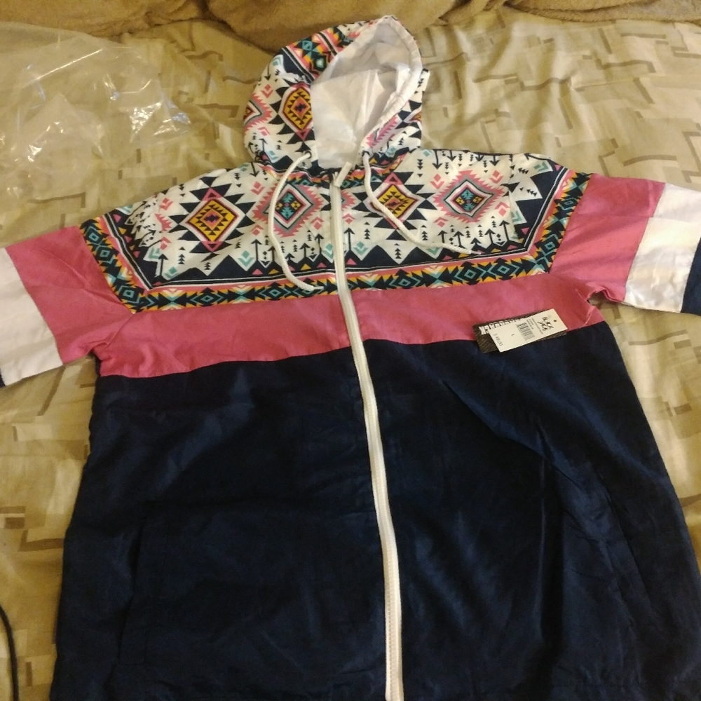 Multicolor Hooded Jacket for Men